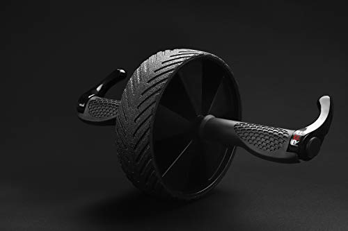 Ab Roller Wheel - Pre-Assembled Professional Grade Home & Gym Workout Abdominal Equipment for Abs Exercise - Core Stomach Abdomen Muscle Training and Strengthening while Rolling