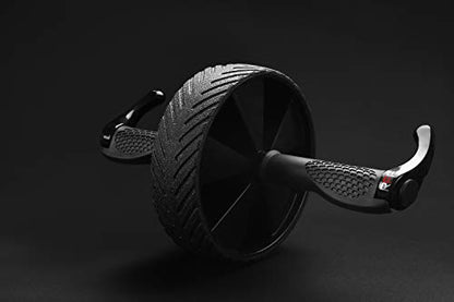 Ab Roller Wheel - Pre-Assembled Professional Grade Home & Gym Workout Abdominal Equipment for Abs Exercise - Core Stomach Abdomen Muscle Training and Strengthening while Rolling