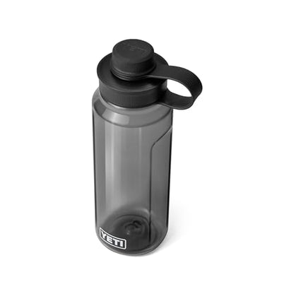 YETI Yonder Water Bottle with Yonder Tether Cap, Lightweight, Leakproof and BPA-Free - color: Charcoal, size: 34 Ounces