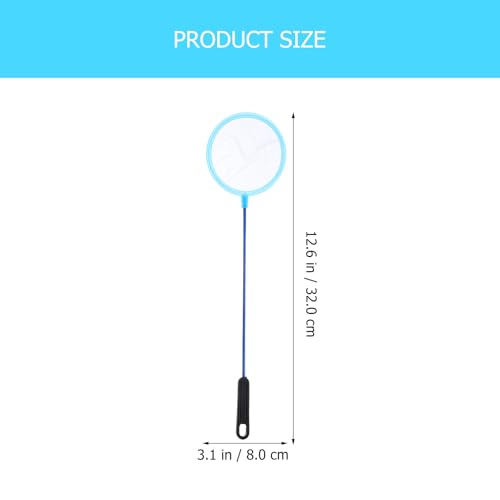 Balacoo 8pcs Plastic Fish Landing Nets with Dense Mesh for Aquarium and Shrimp Tanks Portable Fine Mesh Fishing Nets for Fish Tank Cleaning Random Color