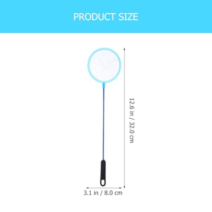 Balacoo 8pcs Plastic Fish Landing Nets with Dense Mesh for Aquarium and Shrimp Tanks Portable Fine Mesh Fishing Nets for Fish Tank Cleaning Random Color