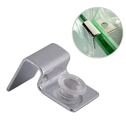 8Pcs Stainless Steel Fish Tank Support Bracket for Aquarium Covers Practical Rack Holder for Fish Tank Safety
