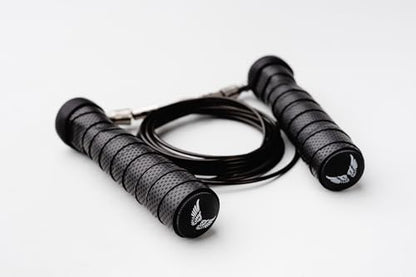 Adjustable Speed Jump Rope for Fitness – Lightweight Tangle-Free Skipping Rope with Ball Bearings, Easy to Use Cardio Workout Equipment for Home, Gym & Travel (Men & Women)- RIVERROPE Premium Jump Rope