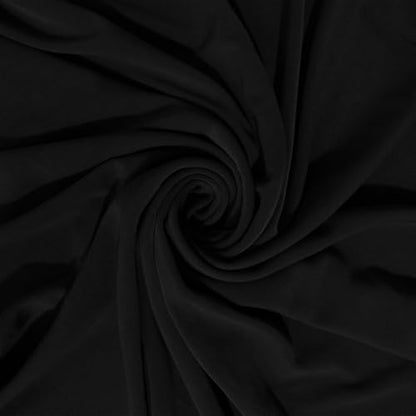 Instant Hijab Ready To Wear Hijab Scarf for Women Soft Long Muslim Jersey Hijabs Head Scarf for Prayer Abaya - color: Black