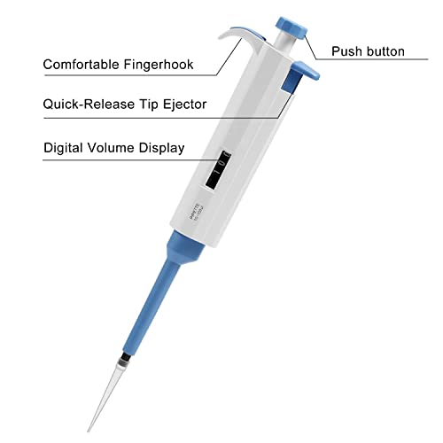 Adjustable Pipettor Pipette 10ul-100ul Micropipette High-Accurate Pipette Variable Volume Pipette - size: 10-100ul