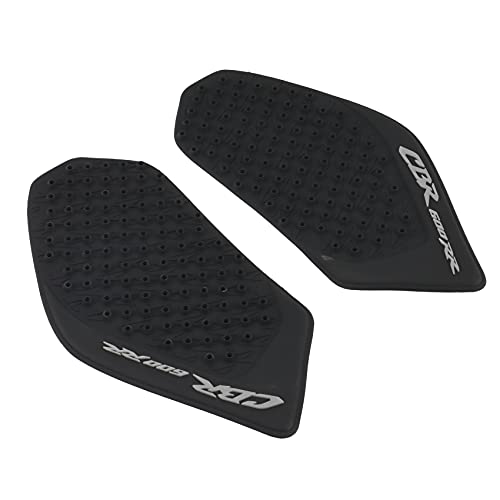 Motorcycle Anti Sticker Tank Traction Pad Side Knee Grip Protector for CBR600RR CBR600 600 RR 2003-2006, Black, 500110560