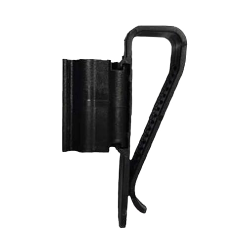 Aquarium Fish Tank Inflow Outflow Tube Holder 30pcs Aquarium Tube Holder Clip Fish Tank Water Change Hose Support ABS Plastic Glass Mount with Anti-Slip Design for Glass Fish Tanks(Black) - color: Black