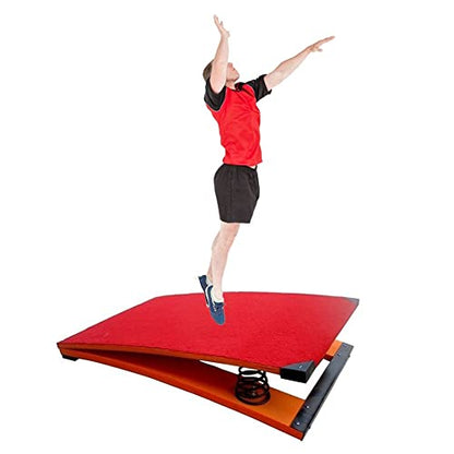Gymnastics Junior Springboard, Kids Vault Springboard 2 Springs Children Beginner Springboards, Indoor Outdoor Home Floor Sport Equipment for Vaulting Training