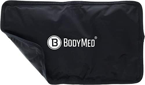 BodyMed Reusable Gel Ice Pack Cold Compress for Back, Shoulder, Neck, & Knee - Professional Grade Cold Therapy for Injuries, Aches, Swelling, Bruises, Sprains - 12 in. x 7 in. (Half) - size: 12 in × 7 in (Half) (Pack of 1)