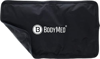 BodyMed Reusable Gel Ice Pack Cold Compress (2-Pack) for Back, Shoulder, Neck, & Knee - Professional Grade Cold Therapy for Injuries, Aches, Swelling, Bruises, Sprains - 12 in. x 7 in. (Half) - size: 12 in × 7 in (Half) (Pack of 2)