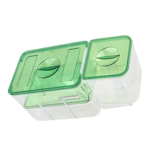 BESPORTBLE Transparent Acrylic Fish Breeding Box Aquarium Isolation Tank for Protecting and Fish Prevents from Adults Suitable for Shrimp and Small Specimens Self Guided with Separate