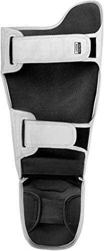 Hayabusa T3 Striking Shinguards - color: White/Black, size: Small