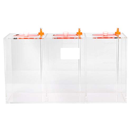 Transparent Acrylic Dosing Pump Store Reservoir Titration Tank Aquarium Sturdy Durable with Scale for Aquarium Reef Tank 2.5L 4.5L Capacity (DT-45 4.5L) - size: DT-45 4.5L