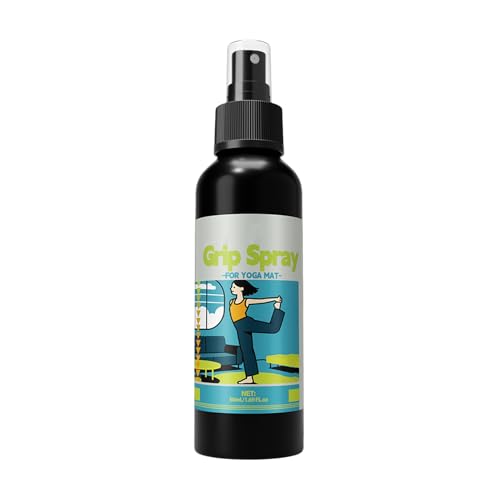 Yoga Mat Grip Spray – Slip-Resistant Anti-Slip Spray, Enhances Mat Traction, Quick-Dry Formula, Multi- Yoga Solution | Ideal For Weightlifting, Gymnastics, Rock Climbing, Home Gym, Training - color: 50ml