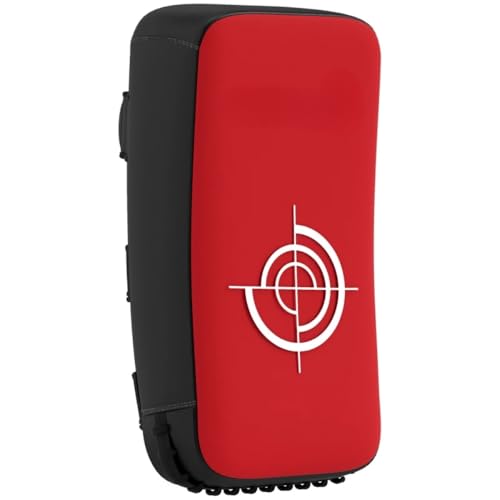 Kicking Strike Shield, 16.5" L x 8.7" W Muay Thai Pad Punching Pad for Martial Arts, Karate, Kickboxing, MMA, Taekwondo,Red