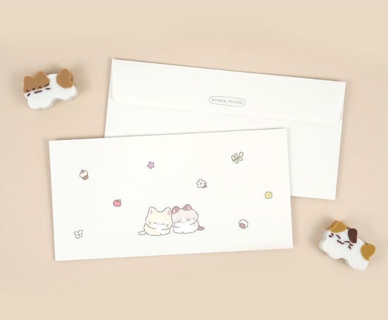 16 Pcs Money Envelopes Cash Envelopes, 8 Designs, 3.5 x 7 Inch (Cat) - style: Cat