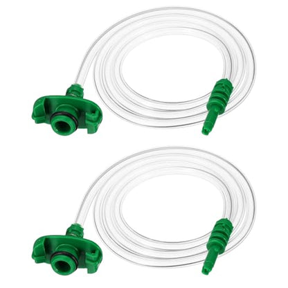 uxcell 2 Pcs Air Tube 10cc Glue Adhesive Dispenser Syringes Connector Adapter Replacement for Industrial Glue Liquid Cartridge Dispensing Accessories - size: 10cc