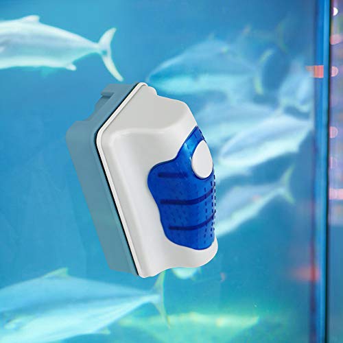 Jasonwell Magnetic Aquarium Fish Tank Glass Algae Glass Cleaner Scrubber Floating Clean Brush(XL) - size: XL