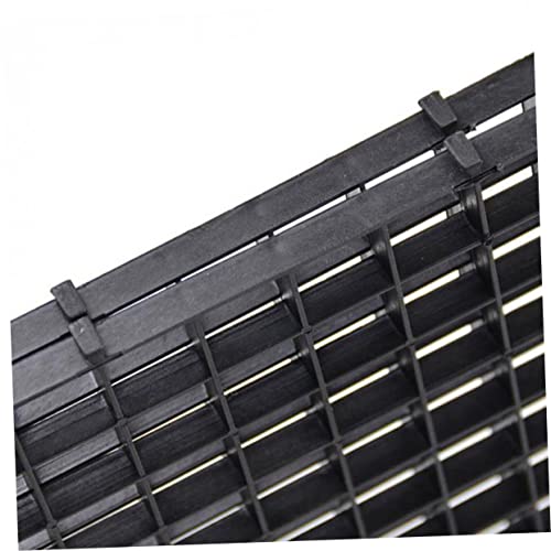 NOLITOY 6pcs Aquarium Fish Net Segregation Board Black Divider Clamps for Fish Tanks Breeding Survival Rate