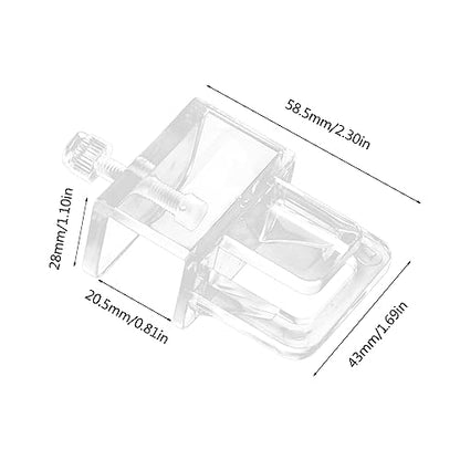 6 Pieces Fish Aquarium Anti-Escape Net Clip Glass Acrylic Holder Bracket Tools for Aquarium Fish Anti-Escape Tool