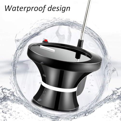 Drinking Water Dispenser Pump, Automatic Electric Drinking Water Bottle Pump for 2-5 Gallon Water Jugs, USB Rechargeable with 2 Switch Control, Stable and Portable for Home, Kitchen, Office, Camping - color: Black