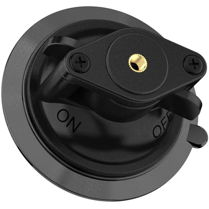 MINIFOCUS Suction Cup Base with 1/4" Female Threaded for Hook, Camera or Phone Mount, Magic Arm, Heavy Duty Suction Cup for Windshields, Smooth Walls, Mirrors, and Other Glossy Surfaces - style: S1016