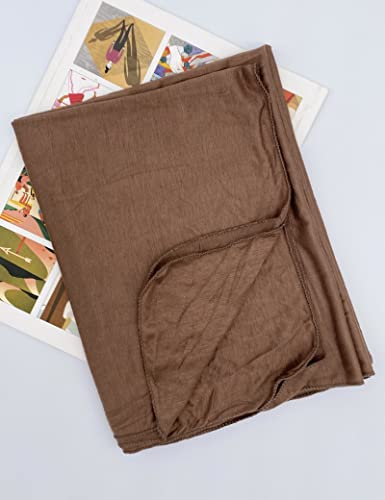 Txmout Premium Jersey Hijabs for Women - Cotton Muslim Scarfs - color: Khaki