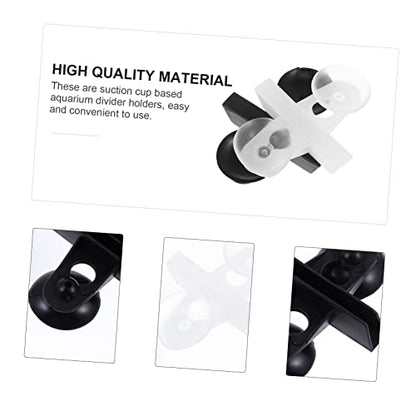 UPKOCH 20pcs Aquarium Divider Isolation Holders for Fish Tank Compartmentalization Easy Installation Safe for Fish Compatible Glass Panels