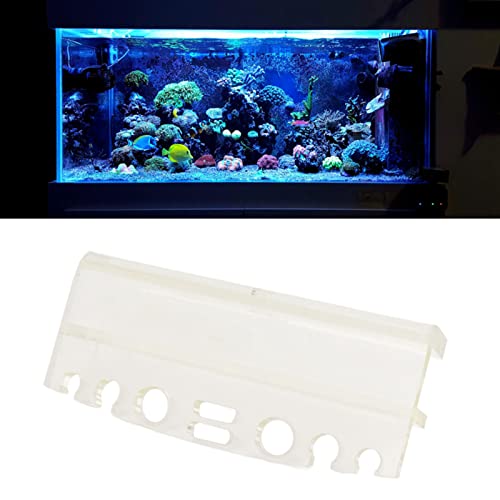 Aquarium Tool Holder Wall Mounted | Acrylic Fish Tank Organizer for Water Plant Tweezers/Scissors | Space - Saving Storage Rack with 20mm Thickness Compatibility
