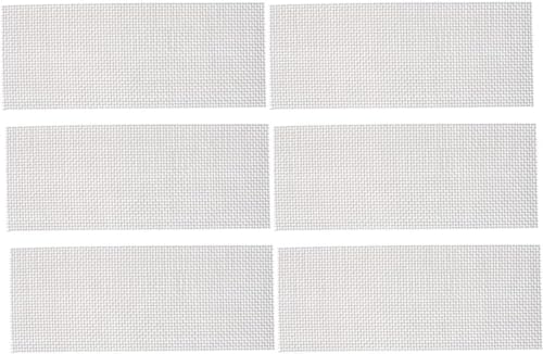 2pcs Aquatic Mesh Sturdy Mesh Pad Mesh Nets Aquarium Cleaners Aquarium Filter Pad Aquarium Mesh Pads Aquatic Wall Mesh Bendable Net Stainless Steel Plant Stand Multifunction - size: 20x10cm