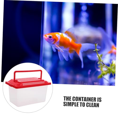BESPORTBLE Portable Fish Tank Handheld Turtle Box for and Pets Lightweight Leakproof Transport Container for Outdoor Adventures and Travel