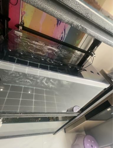 Transparent Acrylic Aquarium Lid, Ventilated Anti-Jump Cover, Cat Deterrent Splash Guard with Sliding Panel for Home Fish Tanks(5 mm,27.6x12.0 in/70x30.4cm) - color: 5 mm, size: 27.6x12.0 in/70x30.4cm