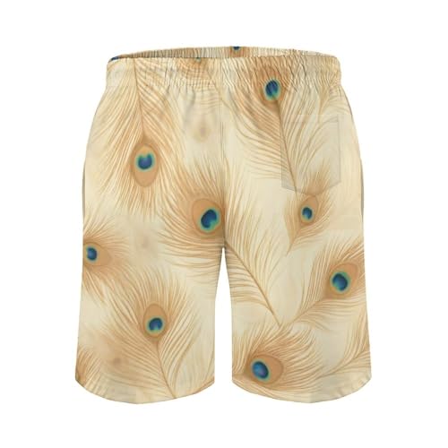 Mens Trunks Breathable Quick Dry Mesh Lining Summer Holiday Beach Board Shorts - color: Style-1, size: X-Large