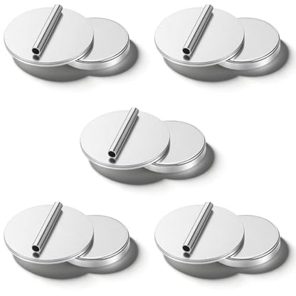 5 Pairs Invisible Magnetic Brooch Pin Converter Mini Magnetic Clasps for Clothing Metal Pin Backs Magnet Metal Lapel Pins Brooch Holder Converter for Hijab Scarf Shawl Thin Fabric