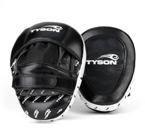 Tyson Pro Boxing Focus Mitts - Premium Leather Punching Mitts