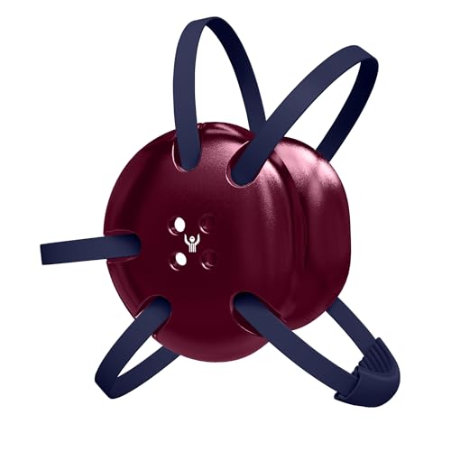 Great Call Athletics | Wrestling Classic Headgear | Earguard Adult Grappling Head Gear | Adjustable Ear Guards Navy Straps - style: Maroon w/ Navy Straps