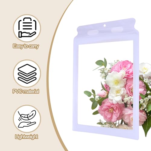 3X Magnifying Glass for Reading, 12.4 x 7.7 Inch Handheld Magnifying Sheet Lightweight Large Magnifier for Reading Small Prints, Aging Eyes, Low Vision, Seniors (White) - color: White
