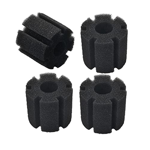AQUANEAT Aquarium Sponge Filter Replacement, Fish Tank Foam Replacement,4 Packs (Middle up to 20Gal) - size: Middle up to 20Gal