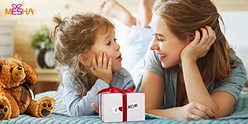 MESHA 6x6x4 White Gift Box 50 PC Gift Boxes with Lids for Presents - color: White 6x6x4, size: 1 Count (Pack of 50)