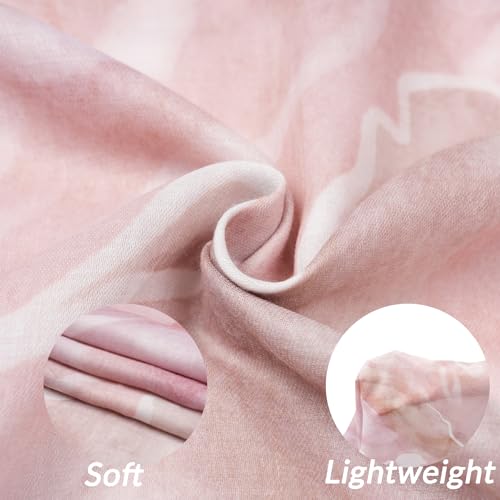 Printed Hijab for Women Printing Hijab Scarf for Women Muslim Islamic Prayer Clothes 1pc Muslim Women's Khimar - color: Sakura Pink