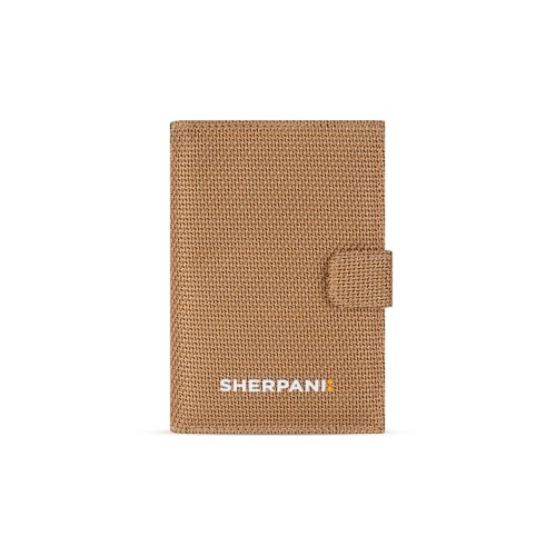 Sherpani Vienna, RFID Passport Wallet for Women (Sand) - color: Sand