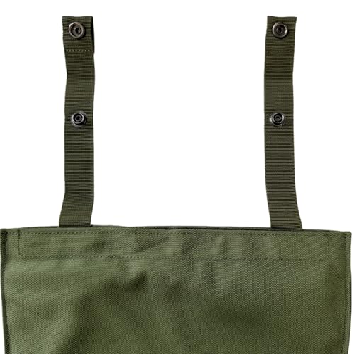Tactical Molle Groin Protector, Detachable 800D Nylon Soft EVA for Airsoft | 800D nylon rugged build, soft EVA impact padding, detachable design, MOLLE compatible for airsoft tactical use - color: OD