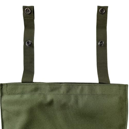 Tactical Molle Groin Protector, Detachable 800D Nylon Soft EVA for Airsoft | 800D nylon rugged build, soft EVA impact padding, detachable design, MOLLE compatible for airsoft tactical use - color: OD