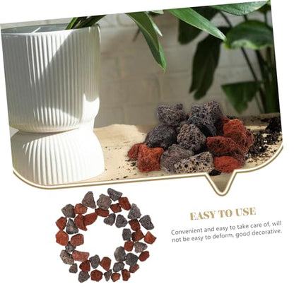 Happyyami 1set Decorative Volcanic for Fish Tank and Aquarium Accessories for Landscaping and Planter Decor