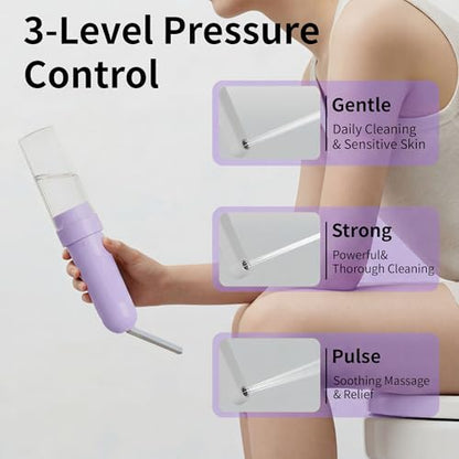 Portable Bidet for Travel,Personal Hygiene Sprayer Bottle for Women Men - color: Purple