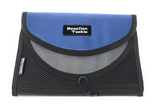 Reaction Tackle Fishing Tackle Organizer Case, Soft Bait Binder for Soft Plastics and Terminal Tackle with Zippered Sleeves, Medium - size: Medium