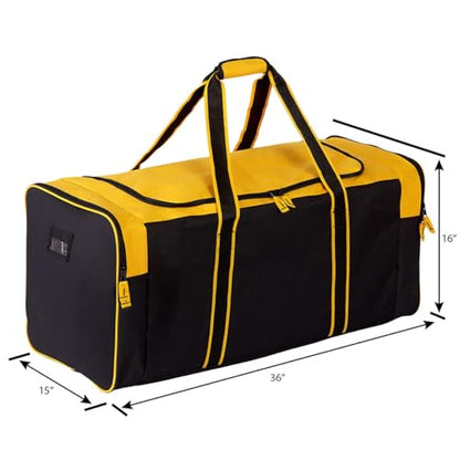 튼튼한 멀티 포켓 내구성 스포츠 체육관 장비 여행 더플 백 - color: XL 91.4cm(36인치) 골드, size: 36IN