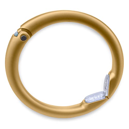 Clipa Bag Hangers The Ring that Opens into a Hook, Closes Automatically | Holds 33 lbs, Needs only 1/2" to Hang a Bag, Easy to Use with One Hand, in 9 available styles, 3 yr Warranty - color: Matte Gold