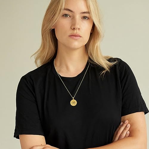 PRAYMOS 925 Sterling Silver Religious Islamic Necklace/Irish Triquetra Celtic Knot Pendant Jewelry Gift for Women - style: 2-Allah necklace gold