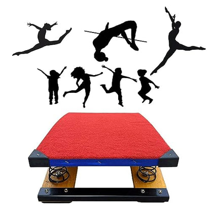 Spring Board Sport Equipment, Vault Gymnastics Springboard with Crash Protection Mats Ideal for School Or Home Use - size: 40*60cm